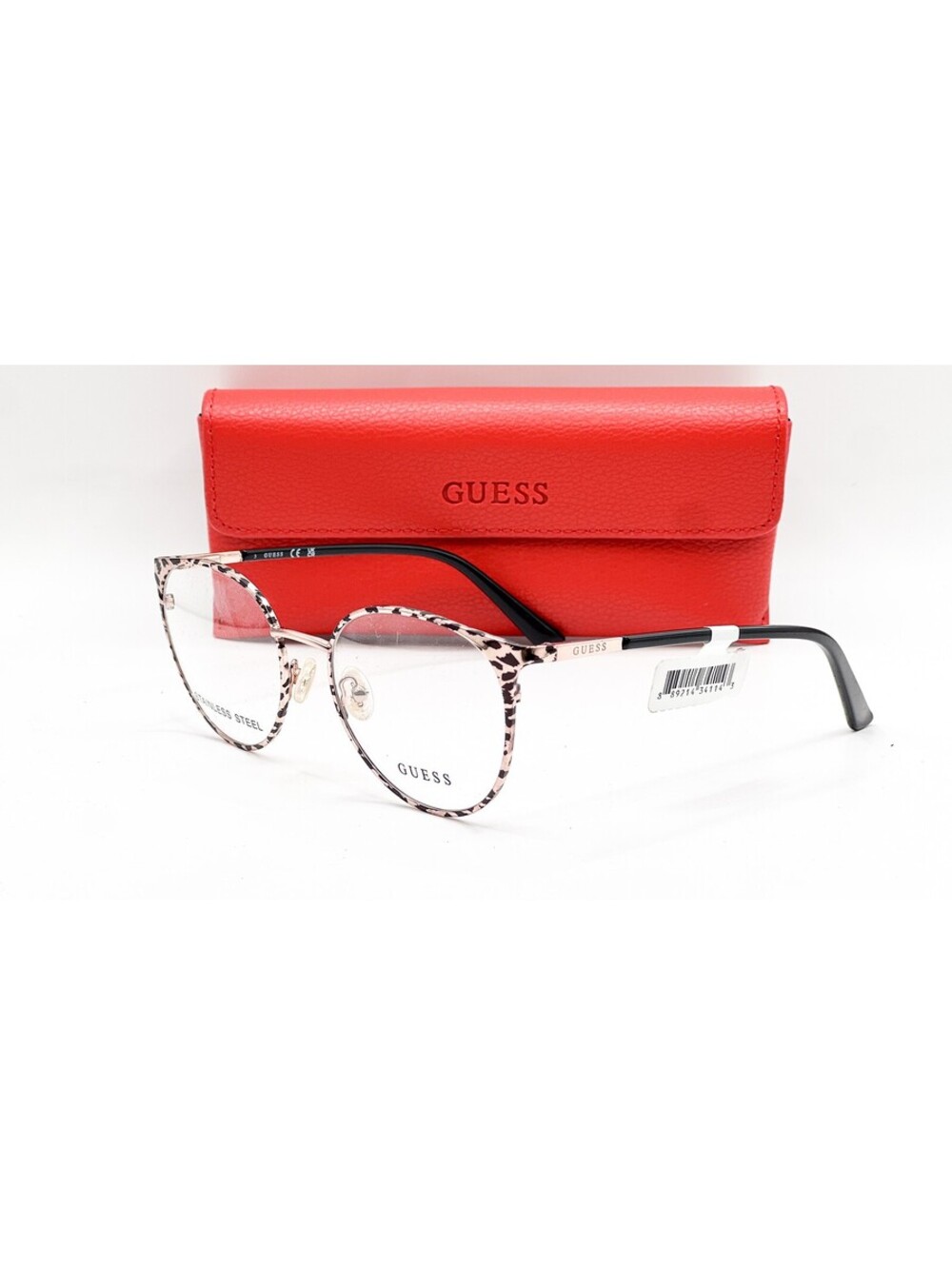 Guess Gu2913 028 Gold And Black Authentic Eyeglasses W Case 53-18-140